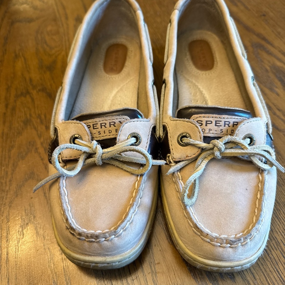 Sperry Tan Boat Shoes